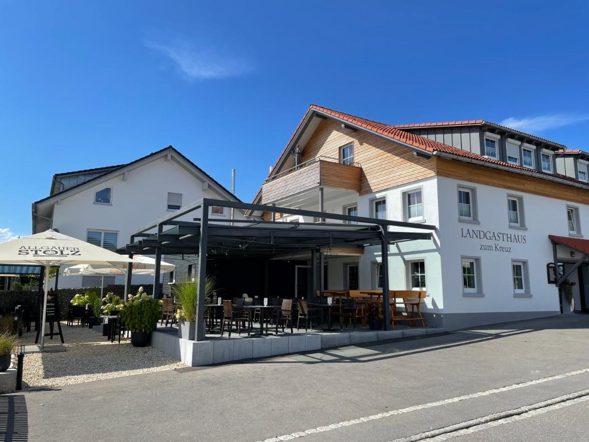 Landgasthaus Zum Kreuz Gbr Isny im Allgäu Exterior photo